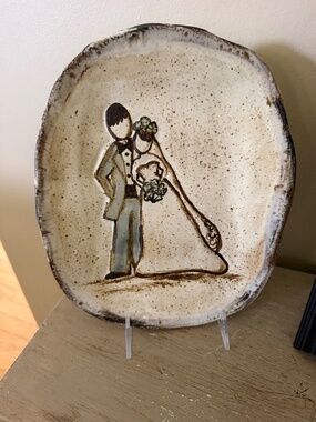 Etta B Pottery “Wedding Vow” Platter